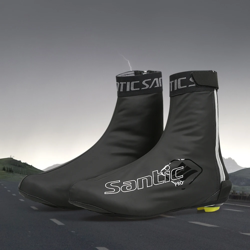 

Santic Cycling Shoes Covers Dustproof Riding Equipment Road Windproof Shoes Protect Waterproof Bicycle Warm Set