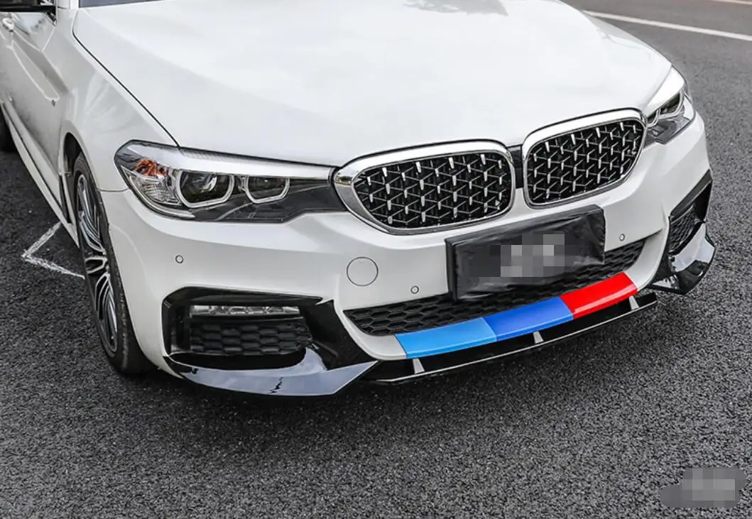 For G30 G38 Body kit spoiler 2018-2019 For BMW 5 series G3S B ABS Rear lip rear spoiler front Bumper Diffuser Bumpers Protector images - 6