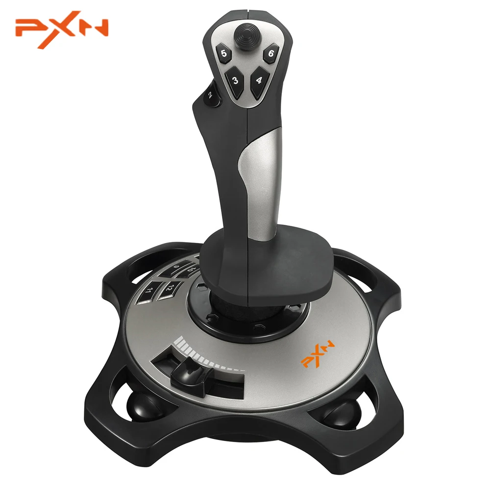 PXN 2113 проводной 4 оси Летающий игровой джойстик геймпад контроллер для ПК