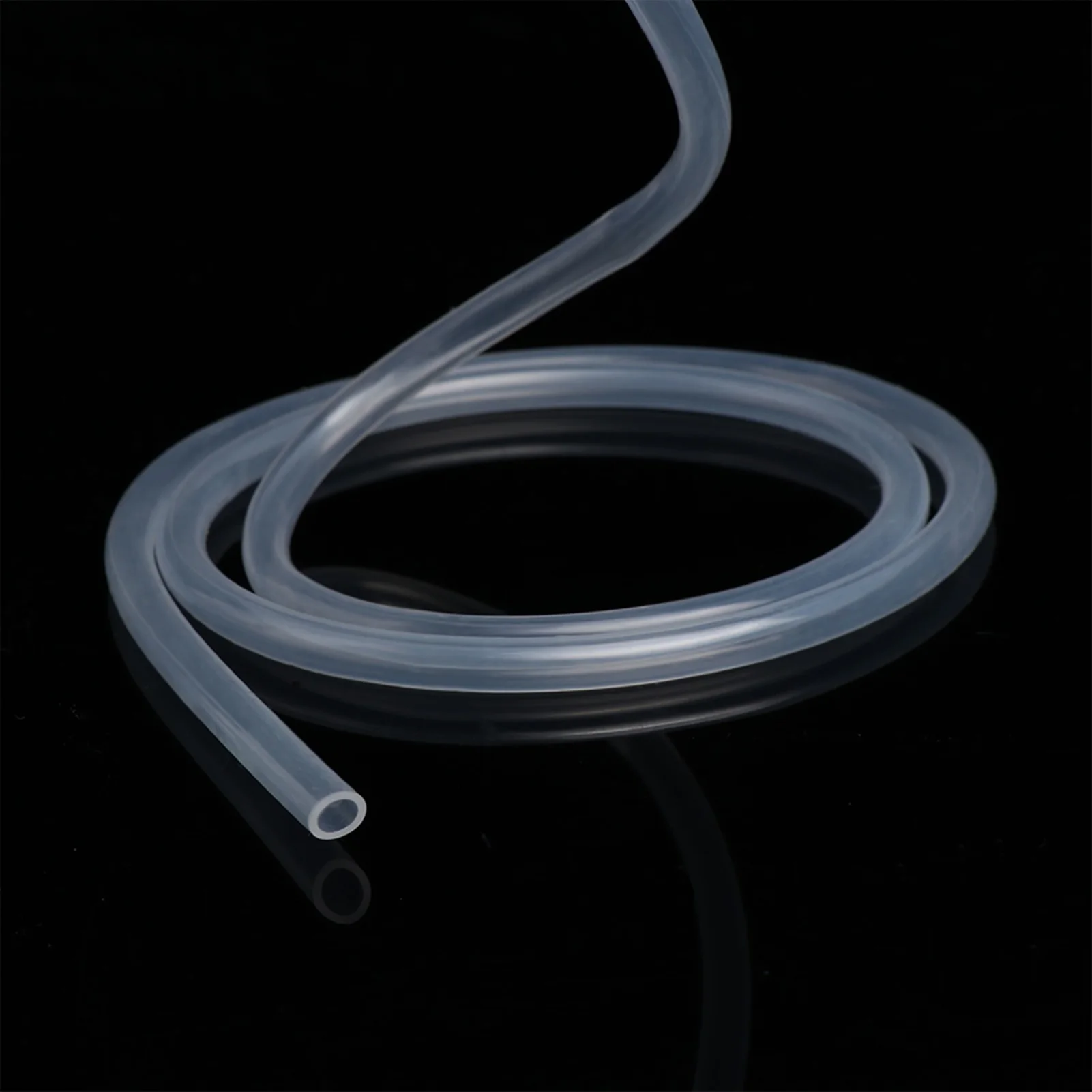 1M Clear Transparent Silicone Rubber Hose, 4/5/6/7/8/9/10/11/12/16 mm Out Diameter,  Flexible Silicone Tube