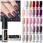 Гель-лак для ногтей Senalay, Полупостоянный Гель-лак, базовое и верхнее покрытие для ногтевого дизайна, набор для маникюра 5 мл