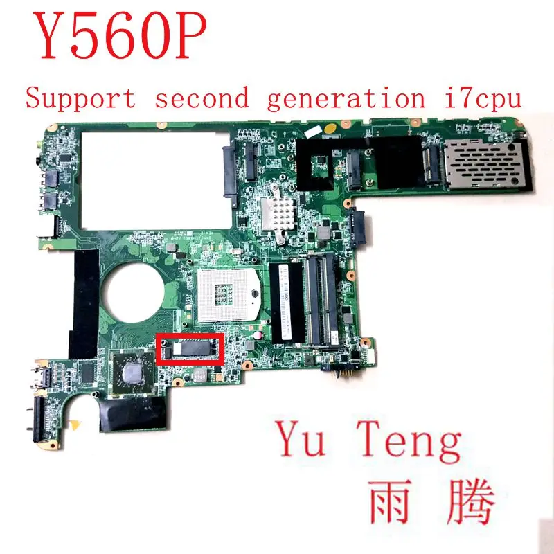 Подходит для материнской платы Lenovo Y560P DAKL3EMB8E0 HM65 материнская плата ноутбука