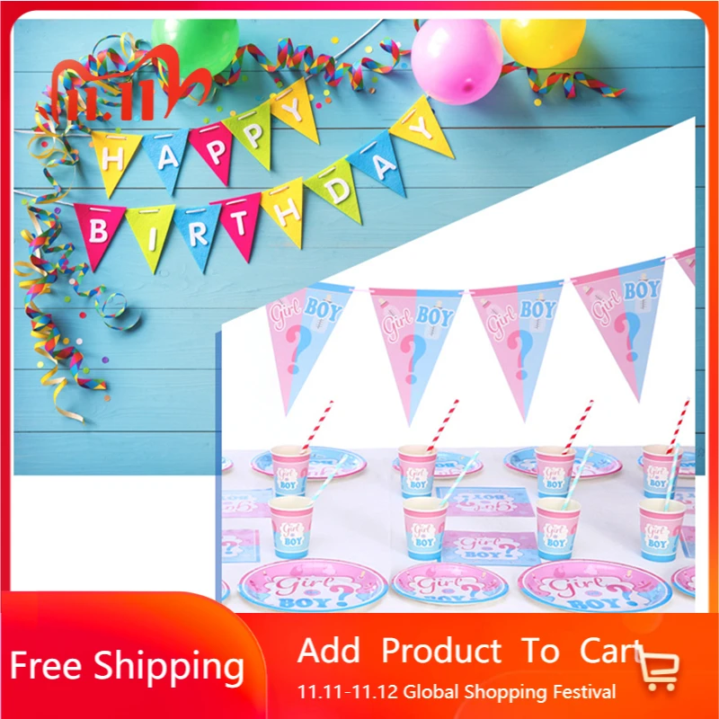 

Детские Декорации для вечеринки по случаю пола, бумажные тарелки для детских праздников, одноразовая посуда, тарелки, салфетки, тарелки на д...