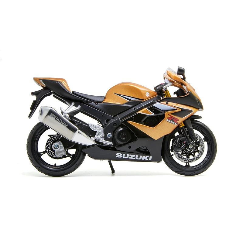 Модель мотоцикла MAISTO Suzuki GSX R1000 коричневый масштаб 1:12 литая металлическая