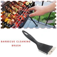 barbecue cleaning brush oven oven grill brush tail wire brush plastic material handle bbq cleaning tools outdoor bbq accessories