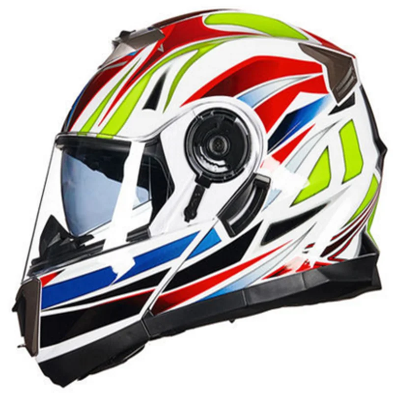 

GXT 160 motorcycle helmet open face helmet double lens anti-fog full face helmet Capacete 9 colors size:S M L XL XXL,,