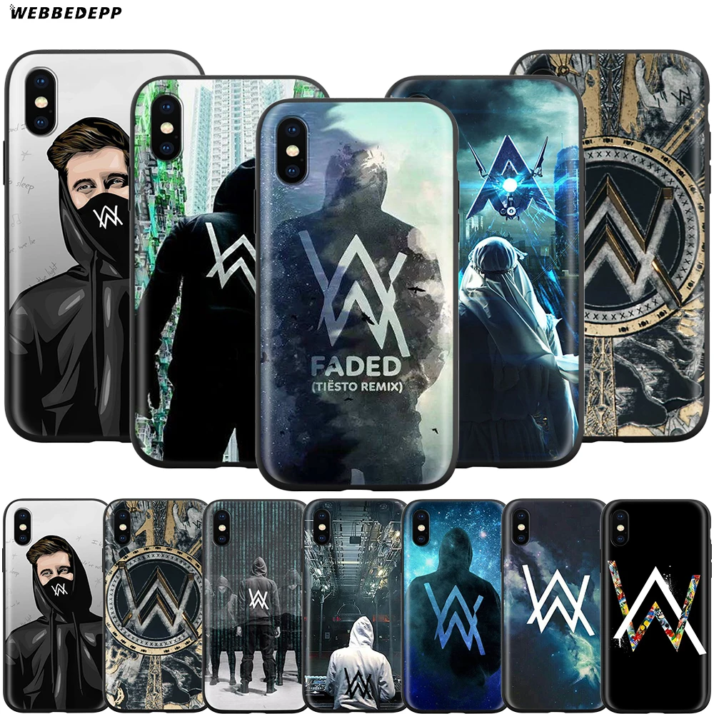Webbedepp Alan Walker чехол для Apple iPhone 12 Mini 11 Pro XS Max XR X 8 7 6 6S Plus 5 5S SE | Мобильные телефоны и