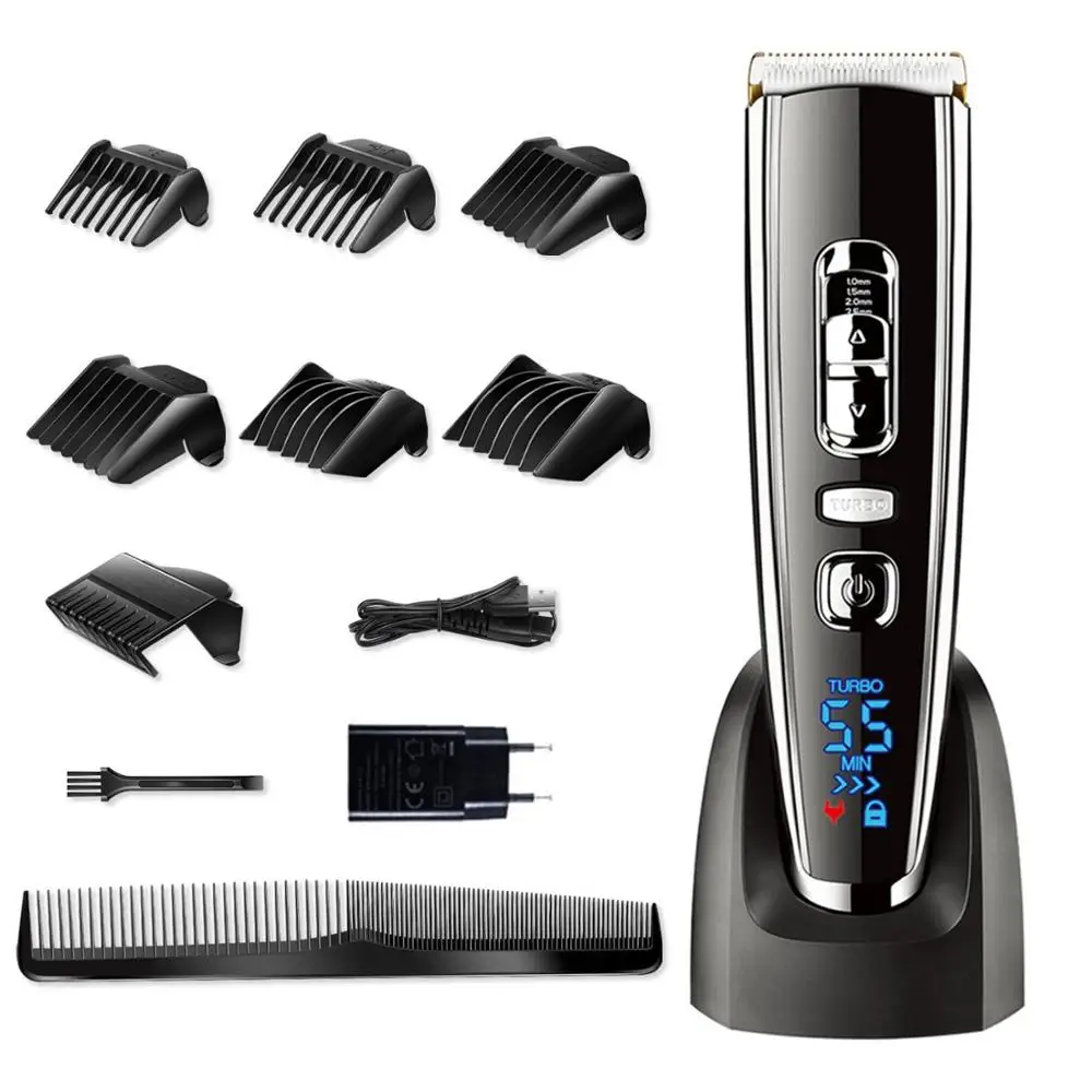 Профессиональная машинка для стрижки волос перезаряжаемый электрический