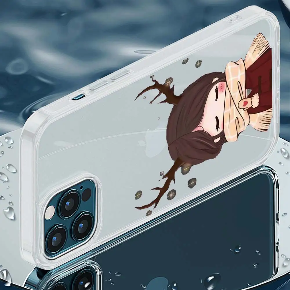 

Phone Case For iPhone 11 Pro Shell For iphone 12 Pro Max 7 8 Plus SE 2020 X XR XS Soft Matte Cover Cartoon Couple Fashion