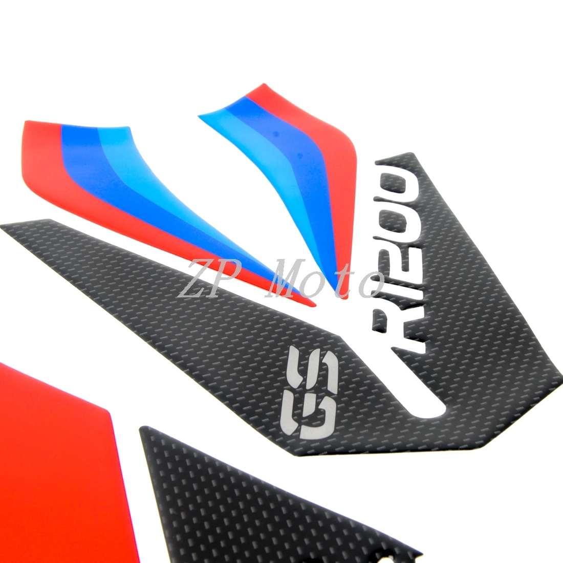 

Motorcycle Sticke Tank Pad 3D Decal Sticker Emblem Set Waterproofr for BMW R1200GS 2013 2014 2015 2016