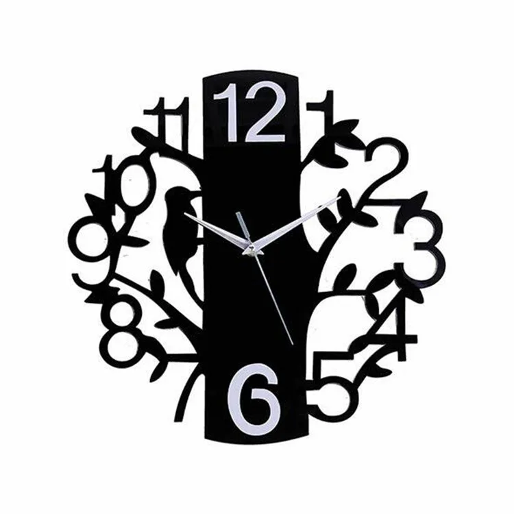 

Nordic Acrylic Wall Clock Mechanism Large Creative Wall Clocks Modern Design Silent Zegary Na Sciane Home Decoration BZ50WC