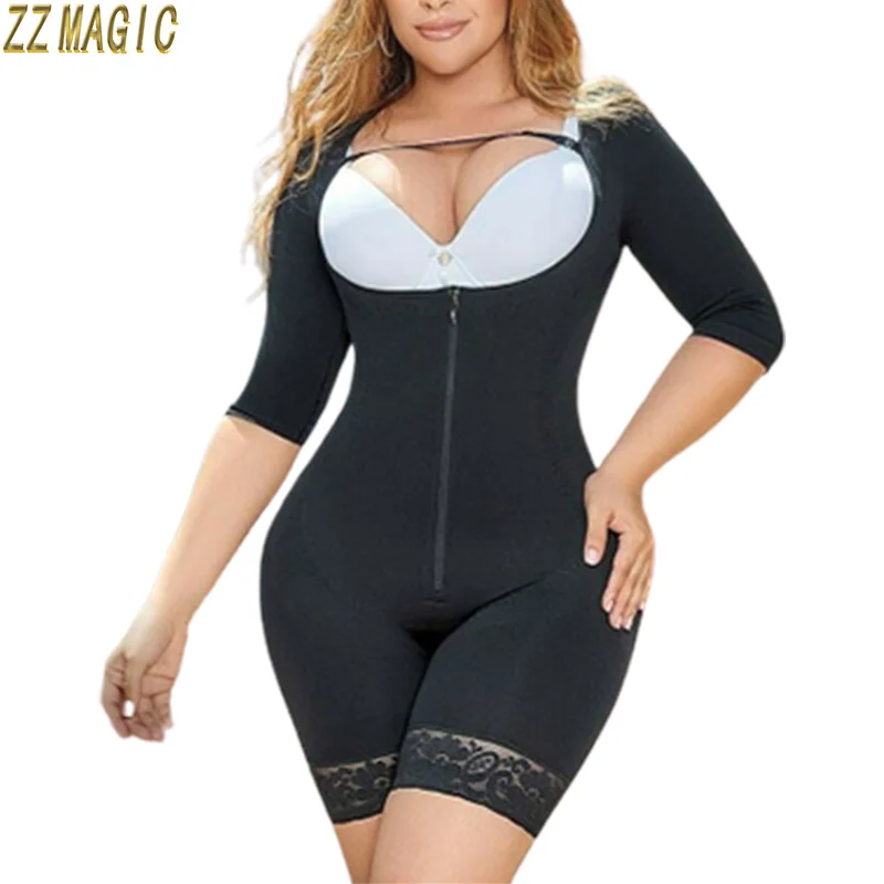 

Fajas Colombianas Mujer Waist Trainer Body Shaper Butt Lifter Tummy Control Corset Shapewear Cinta Modeladora De Alta Compressão