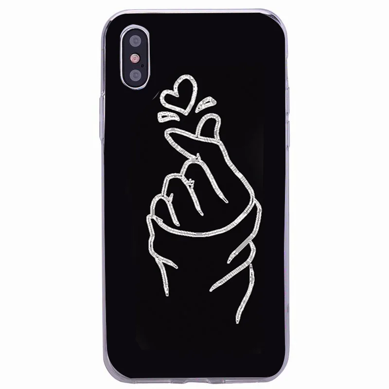 Чехол-накладка для iPhone 7 8 8Plus 11 Pro X XS Max XR 5 мобильный телефон SE 6 6S Plus ТПУ мягкий 5S |