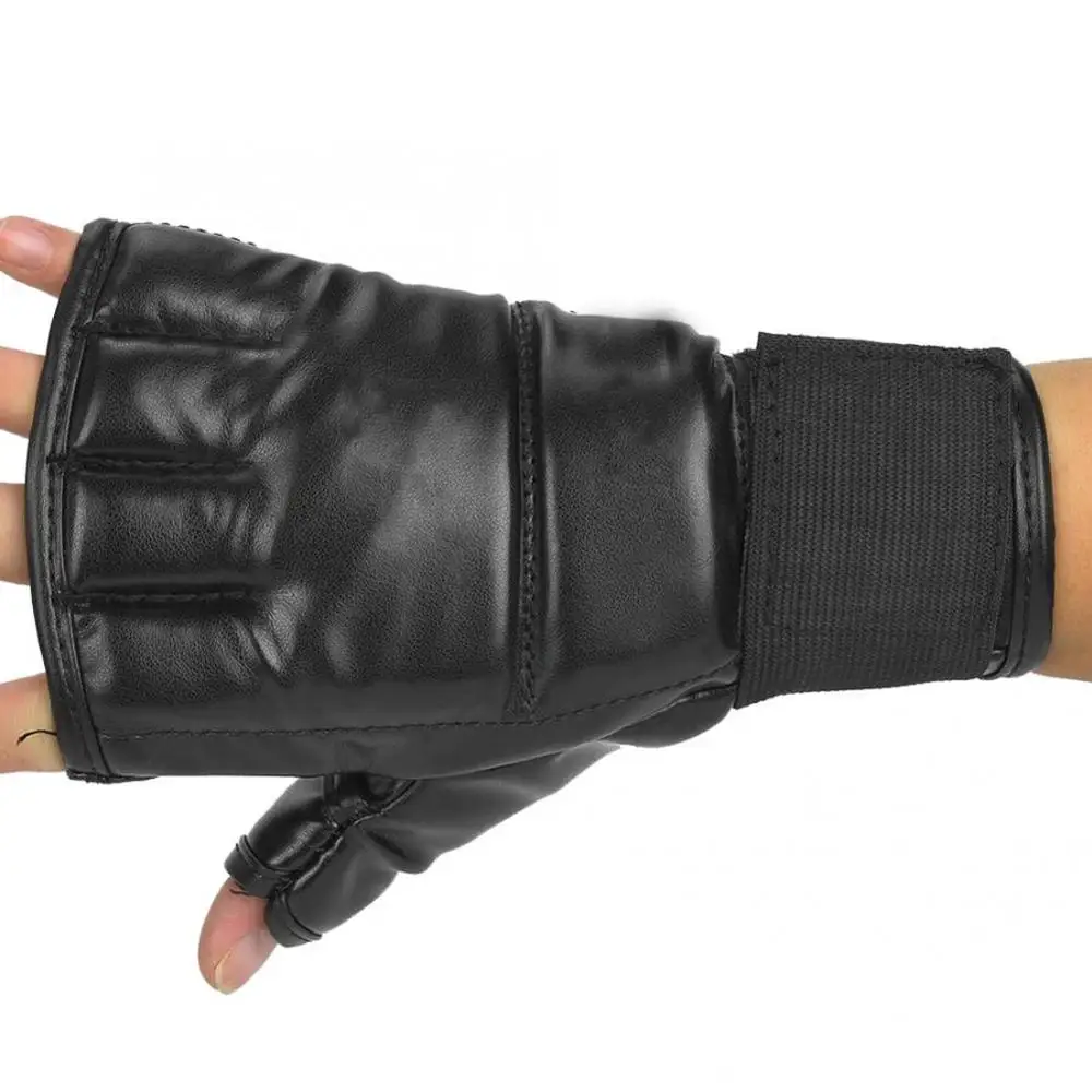 Боксёрские перчатки ММА Муай Тай обучение боксер бой половина Профессиональные