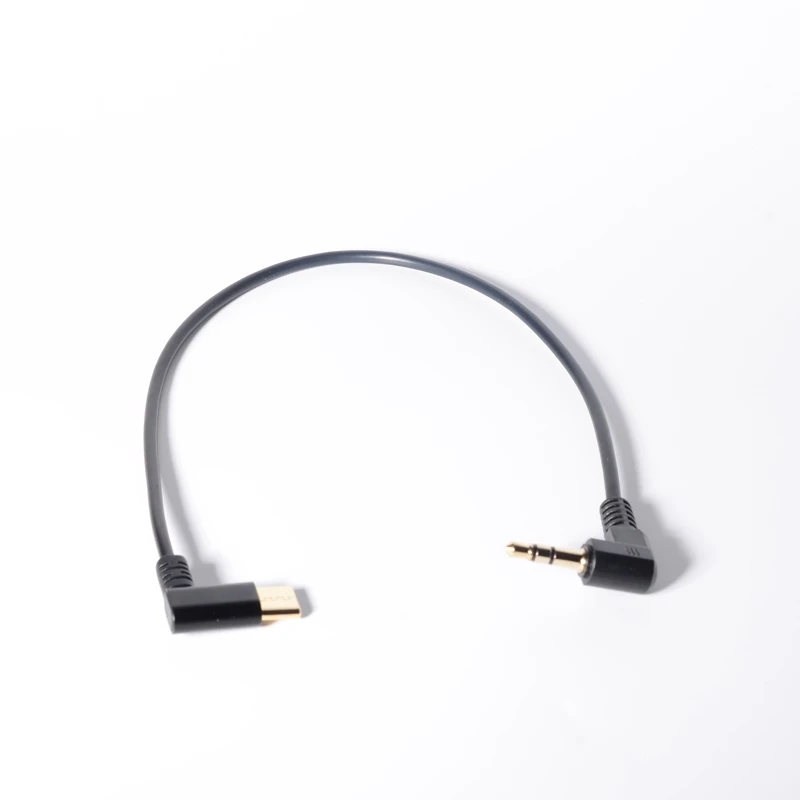 Кабель 3 5 мм и 2 аудио/USB C угол 90 градусов USB Type-C до локоть штекер AUX кабель для
