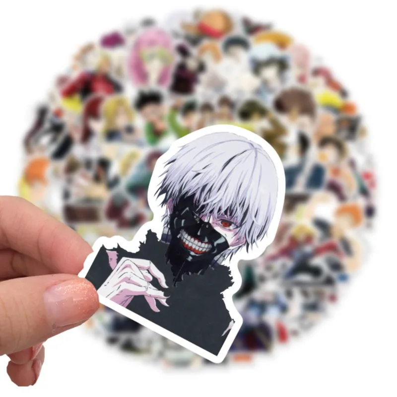 

50/100 pcs Anime theme collection Graffiti Waterproof Skateboard Travel Suitcase Phone Laptop Luggage Stickers Cute Kids Girl