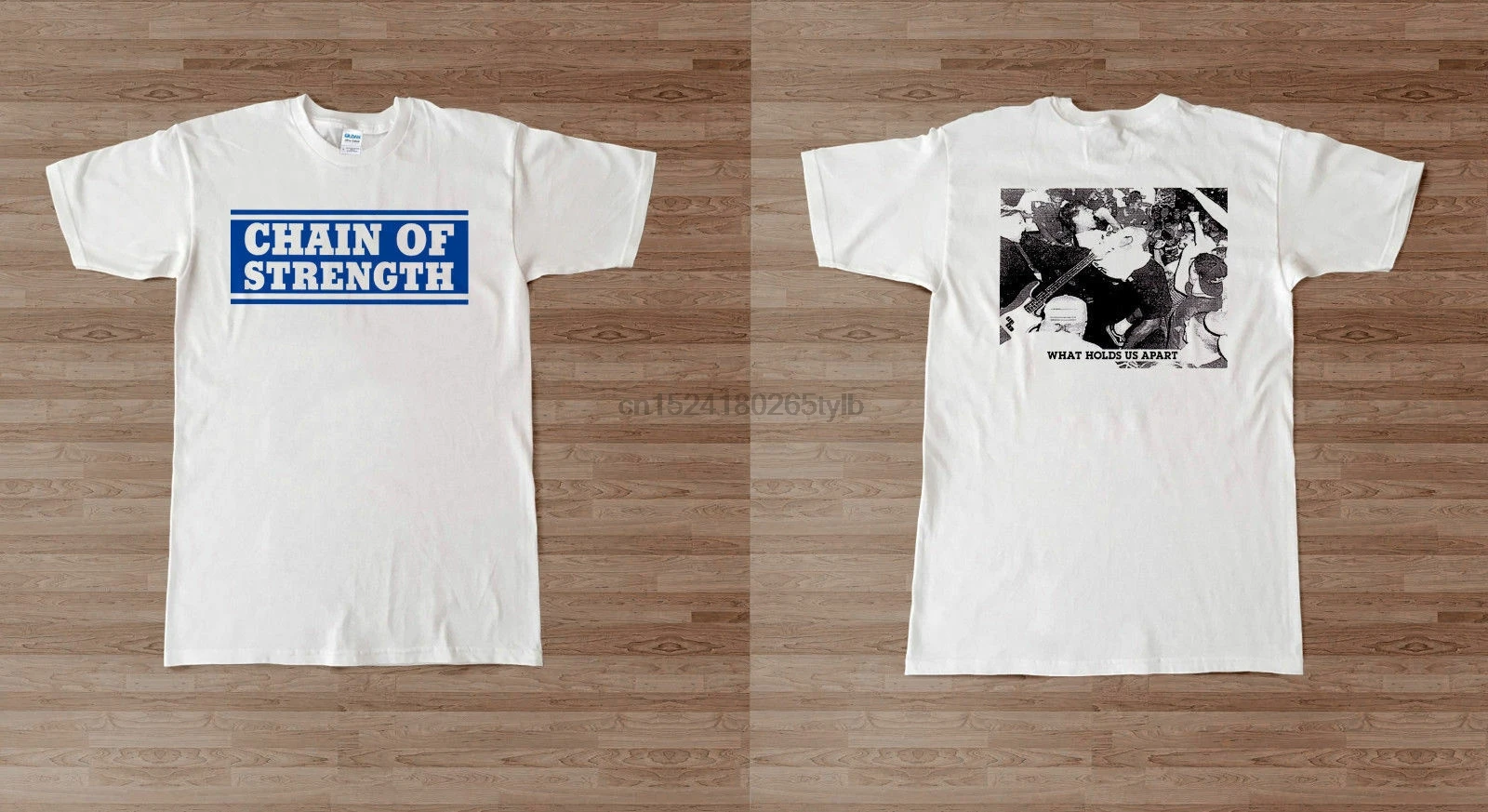 

Chain of Strength NYHC Vintage What Holds Us Apart Youth T shirt Size S to 2XL