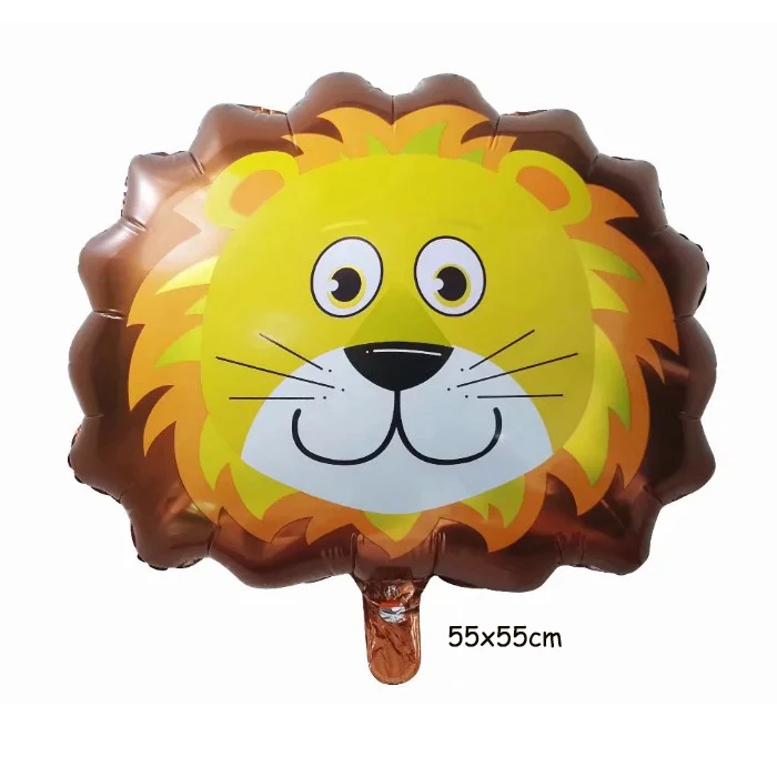7pcs/lot Animal Head Foil Helium Balloons Theme Party Decor Children's Gifts Balons helium Inflatable Balaos supplies | Дом и сад
