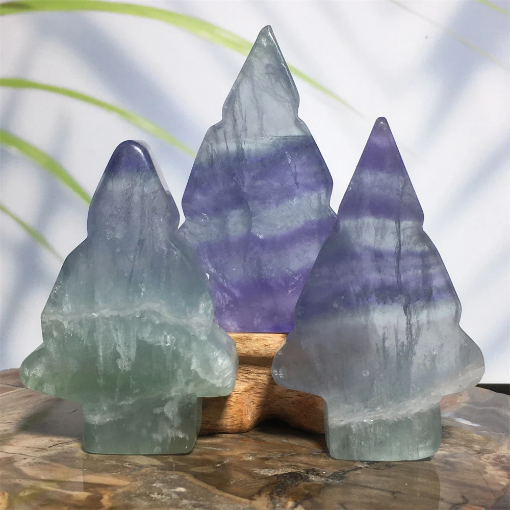 

Флюорит, натуральный кварц, хрусталь, Рождественская елка, Fengshui, исцеляющий флюорит, фотоэлемент, коллекция ручной работы