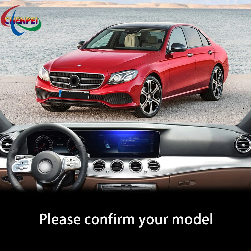 

Противоскользящий коврик с защитой от УФ-лучей для Mercedes Benz E-Class W212 W213, чехол для приборной панели, защита от солнца, аксессуары для защиты при...