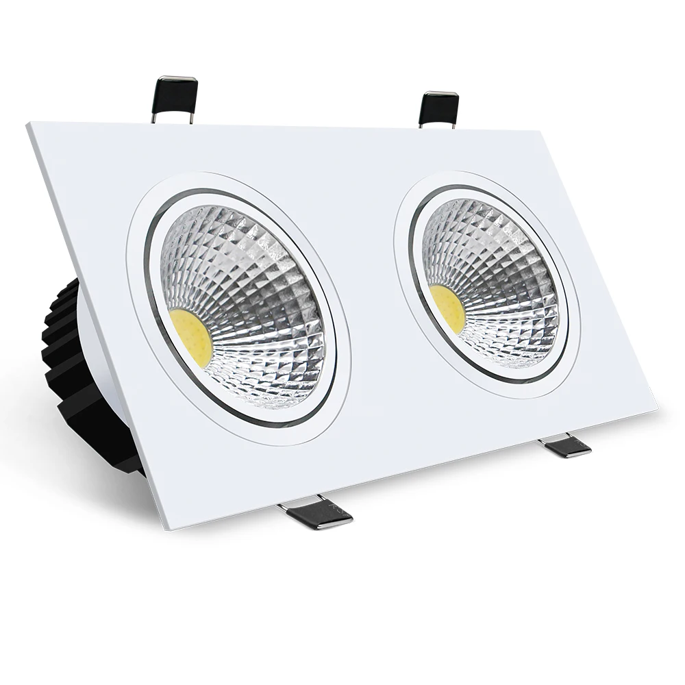 [DBF] угловой Регулируемый квадратный вниз светильник 14 Вт 18 24 30 с регулируемой