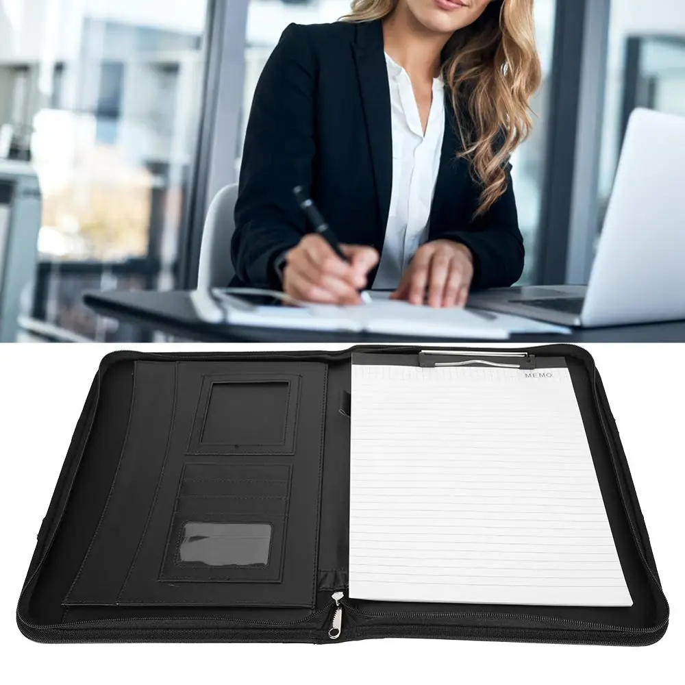 Деловая сумка портфель для документов формата А4 на молнии многофункциональная