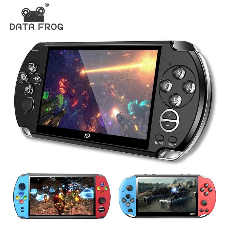 DATA FROG 4 3/5/7 дюймов портативная игровая консоль двойной джойстик Ретро видео