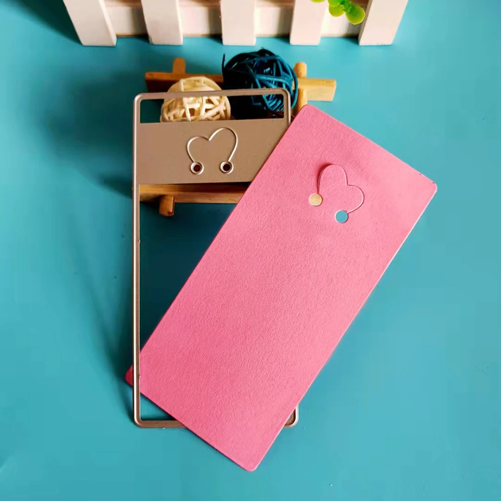 New keychain, earrings, jewelry holder, metal cutting dies, DIY scrapbooking, card making, photo album decoration, crafts