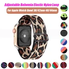 Ремешок нейлоновый для Apple watch band 44 мм 40 мм 38 мм 42 мм