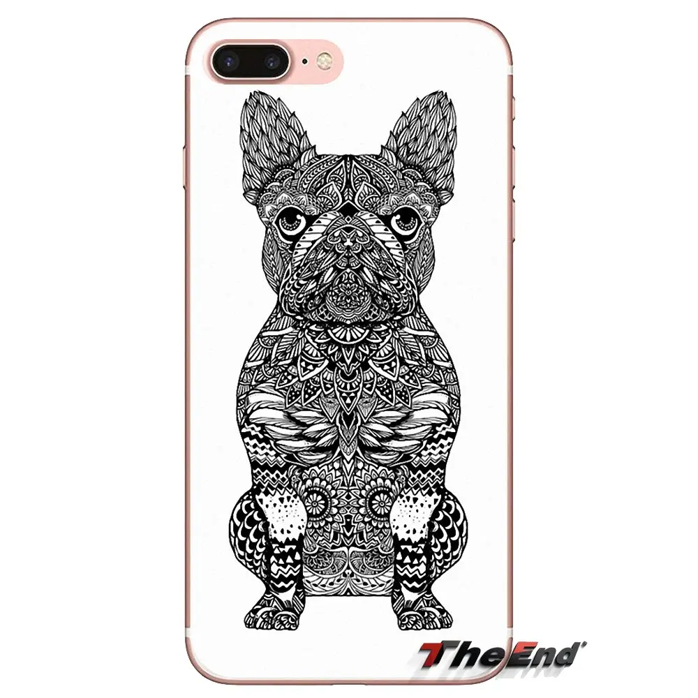 For Huawei G7 G8 P7 P8 P9 Lite Honor 4C 5X 5C 6X Mate 7 8 9 Y3 Y5 Y6 II 2 Pro 2017 Mobile Phone Cover Blue Lotus Pattern Mandala |