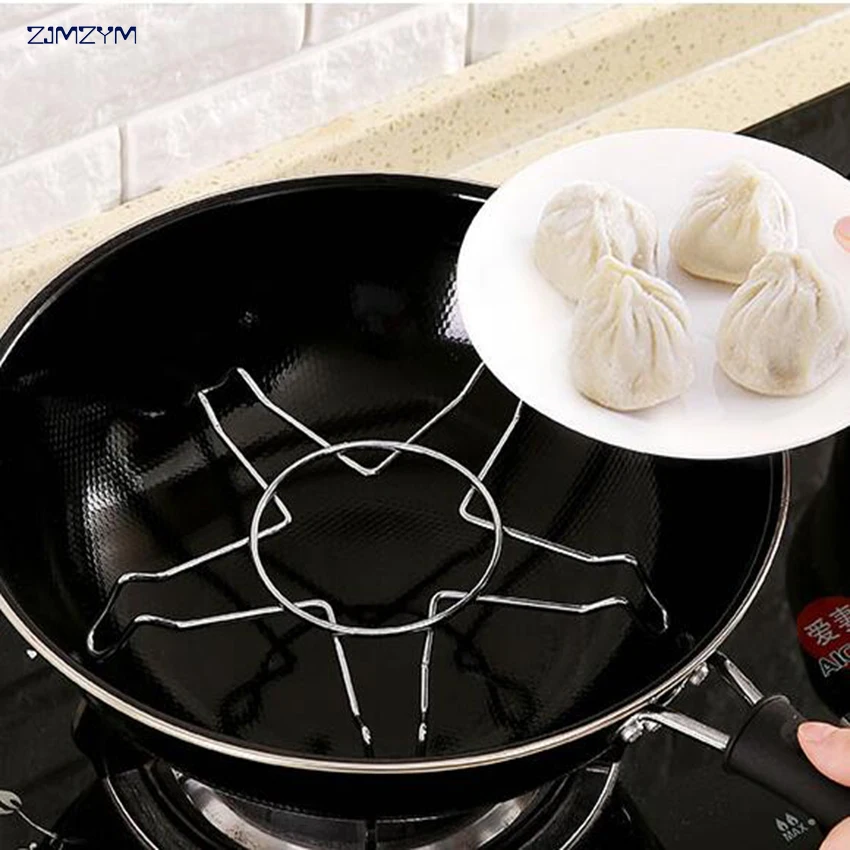 1 шт. громких горшок отпариватель Кухня посуда круглая Нержавеющая сталь Пособия