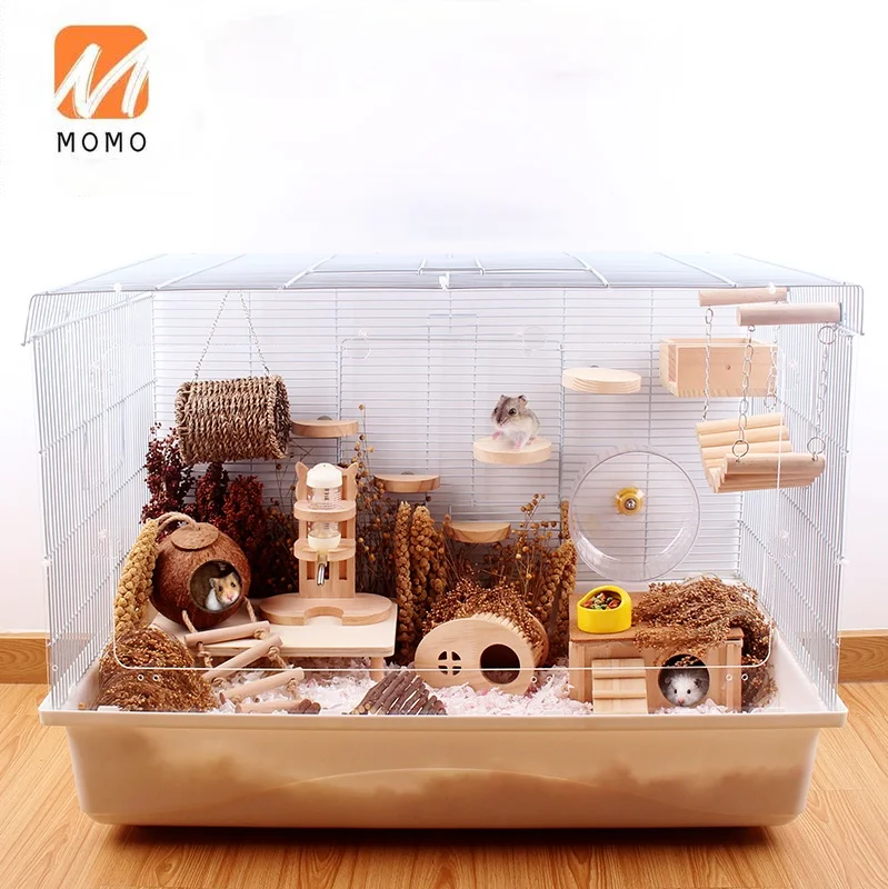 

Mouse Hamster Cage Basic Cage Oversized Villa Living Nest Supplies Set Complete