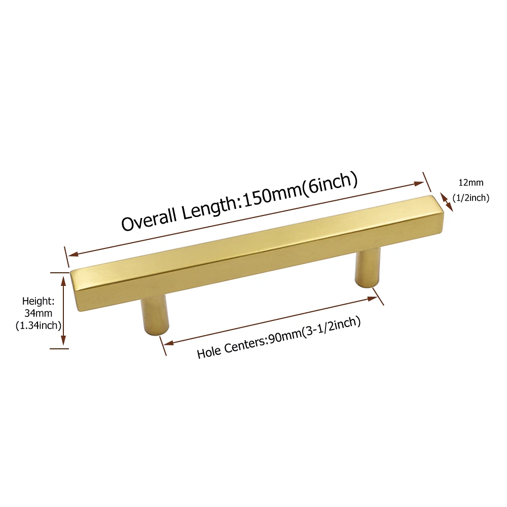 Золотая для шкафа Knbs Ручки Латунный комод выдвижные ящики кухня 3 5 Шкаф Тянет