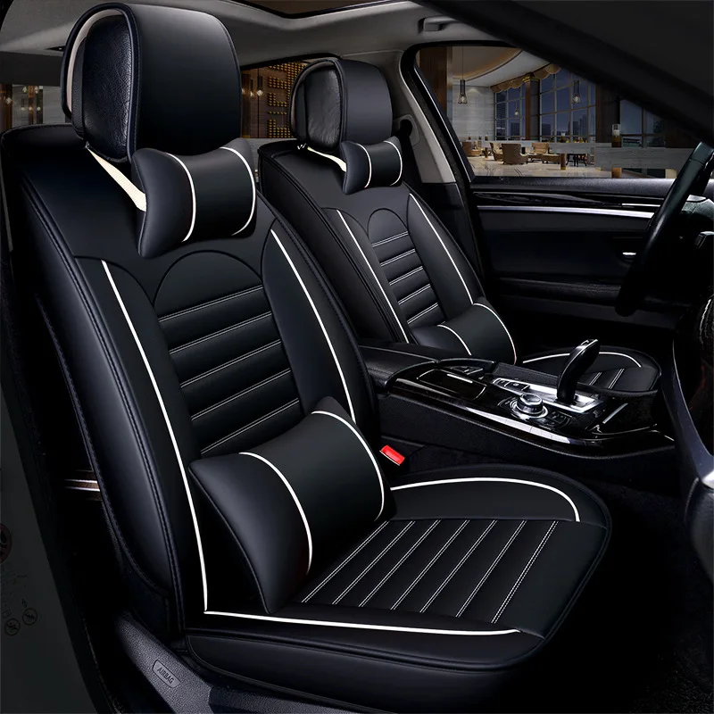 

HeXinYan Leather Universal Car Seat Covers for Kia all model ceed rio sportage sorento optima cerato picanto spectra soul carens