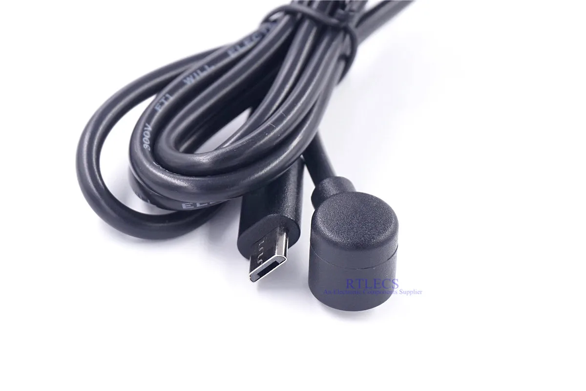 2 шт. зарядный кабель Micro USB разъем на магнит пружинный Pogo Pin 1 метр а угловой
