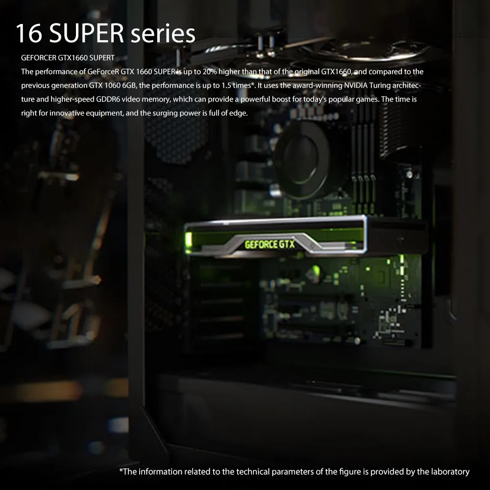 Цветная Видеокарта GTX 1660S 6G TU116 12 нм 1408 1530-1785 МГц 125 бит видеокарта DP + HDMI-совместимая