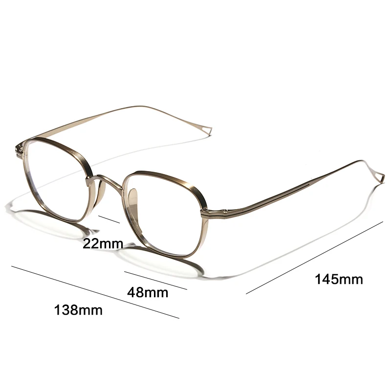

Vintage Myopia Eyeglasses Frame Titanium Men Prescription Optical Glasses Frame Women Square Luxury Brand Spectacles Eyewear