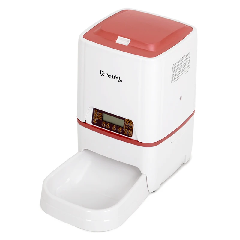 

High Capacity Intelligent Pets Cat Automatic Feeder Quantitative Food Cat Grain Machines Fed Feles Cat Feeder Artifacts JJ60WS