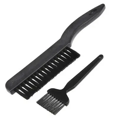 

2 in 1 Anti Static Brush Handle Conductive Ground Motherboard ESD Comb Black