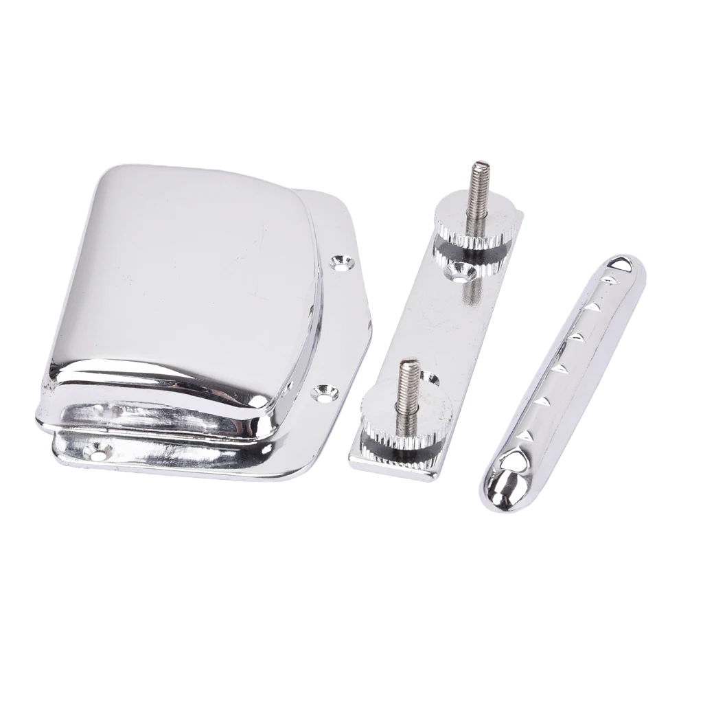 1 set diy feinsten gitarre bridge saitenhalter für teisco elektrische gitarre chrome free global shipping