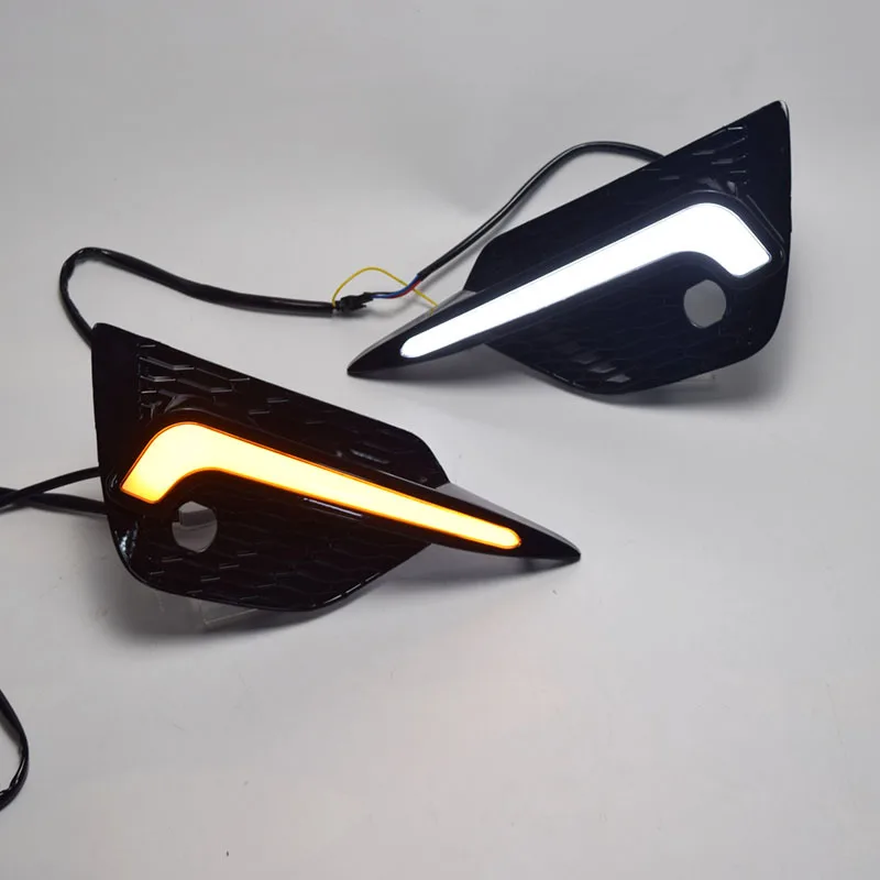 

For Nissan Qashqai 2019 Auto LED Daytime Running Lights DRL Kit foglight