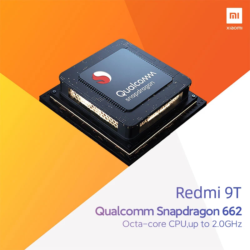 Глобальная версия Xiaomi Redmi 9T 9 T 4 ГБ ОЗУ 64 Гб / 128 ПЗУ Мобильный телефон Snapdragon 662 Octa Core