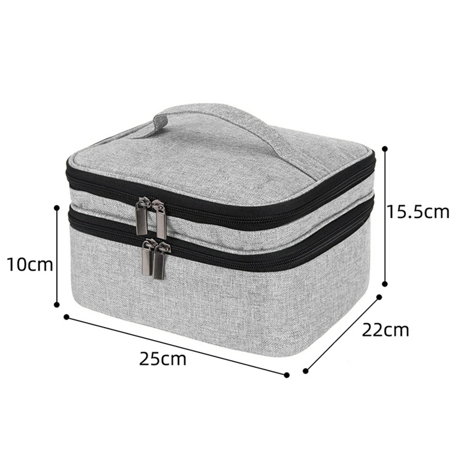 

30 Bottles Essential Oil Carry Bag Portable Large Capacity Double-layer Travel Nail Polish Essential Oil Box Storage Organizer