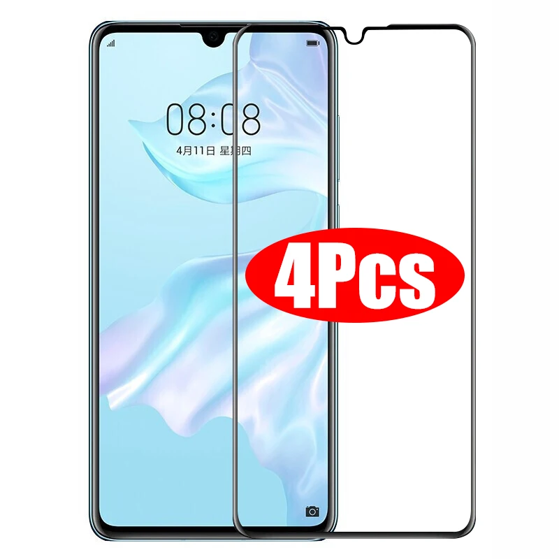 Закаленное стекло с полным покрытием для Huawei P20 Pro P30 P40 lite Защитное Mate 20 30 40 P Smart 4
