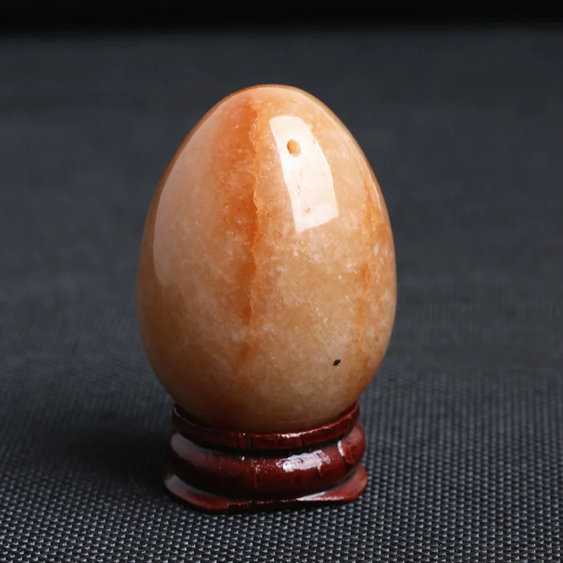 

Яйца из натуральных драгоценных камней, 50 мм, с веревкой, яйцо Yoni, массажный ручной шар, искусственный мяч для упражнений, инструмент для мас...