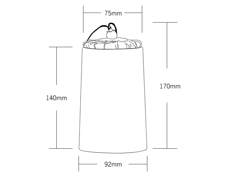 Конус банки для чая хранения кофе сахара конфет ящик специй металлическая банка