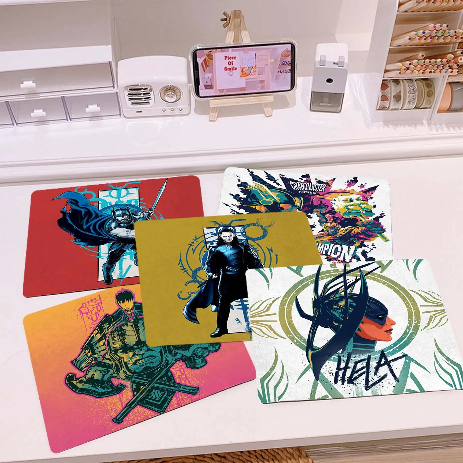 

Boy Gift Pad Disney Thor Ragnarok Team Ragnarok Customized laptop Gaming mouse pad Top Selling Wholesale Gaming Pad mouse