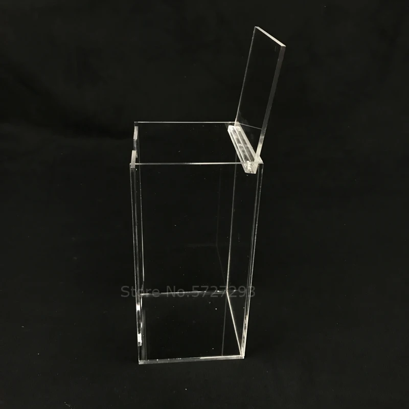 single pocket acrylic tea bag dispenser clear coffee tea bag storage box holder home container for kitchen cabinets 9090180mm free global shipping