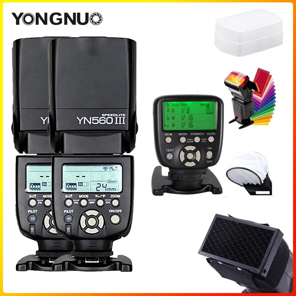 Беспроводная вспышка YONGNUO YN560III YN560 III Speedlite Speedlight с контроллером TX II для камеры Canon