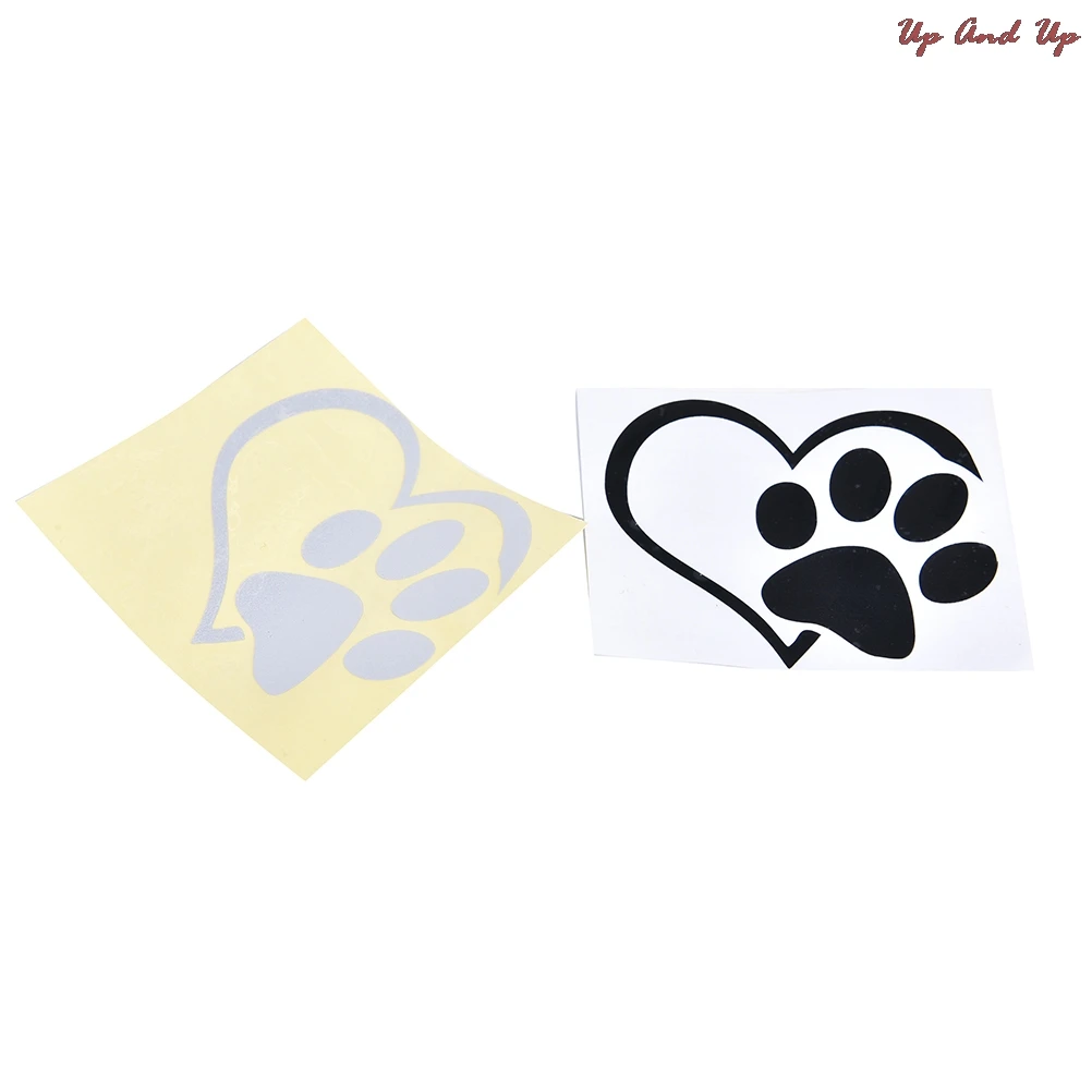 Наклейка на автомобиль грузовик бампер с окошком встроенное сердце кошка собака